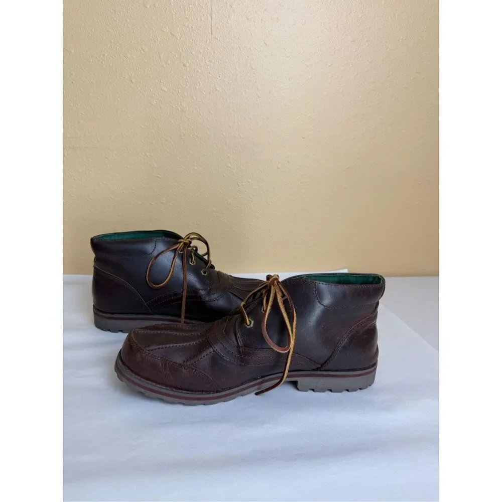 Polo Ralph Lauren Wallsend Lace Up Brown Chukka Boots - Men’s size 10D